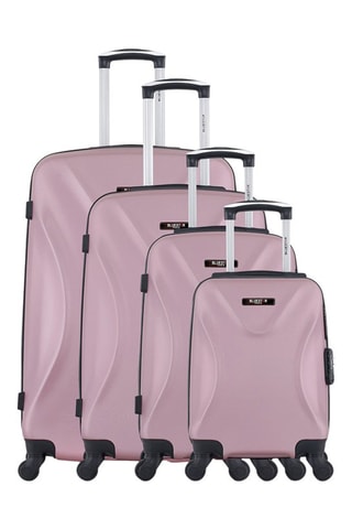 Set van 4 Trolleys (XS/S/M/L) Garibaldi-M - 46/55/65/75 cm - Roségoudkleurig