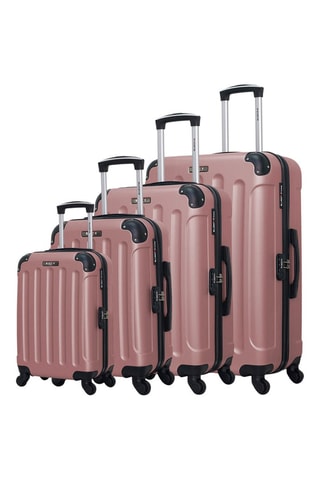 Set van 4 Trolleys (XS/S/M/L) Madrid-M - 42/55/65/75 cm - Roségoudkleurig