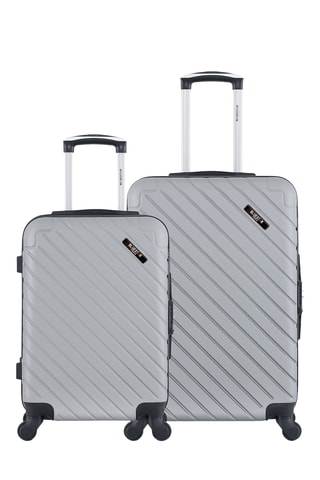 Handbagagetrolley en Weekendtrolley (S/M) Cité - 55/65 cm - Grijs