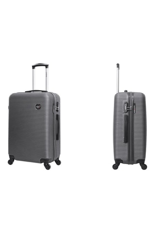 Set van 3 Trolleys (S/M/L) London - 55/65/75 cm - Antraciet