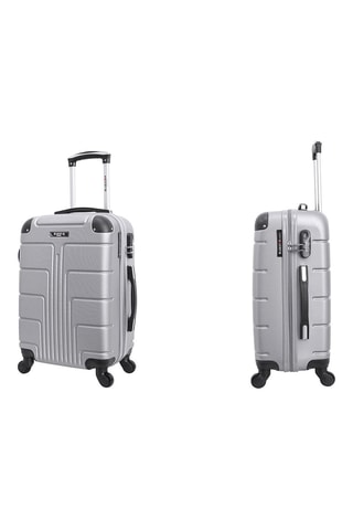 Grote Trolley (L) Ottawa - 75 cm - Zwart en zilverkleurig