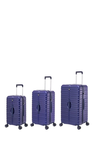Set de 3 valises Fusion - 61/71/81 cm - Cadenas TSA - Bleu
