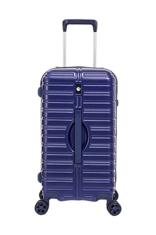 Valise grand volume Fusion - 81 cm - Cadenas TSA - Bleu