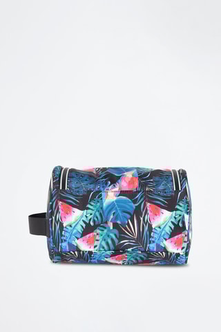 Trousse de toilette Tropico  - Rouge et bleu