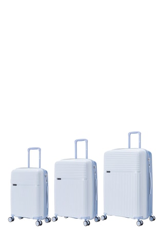 Set de 3 valises Twinny - 58/68/78 cm  - Bleu