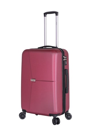 Valise cabine Manhattan - 57 cm - Cadenas TSA - Rouge