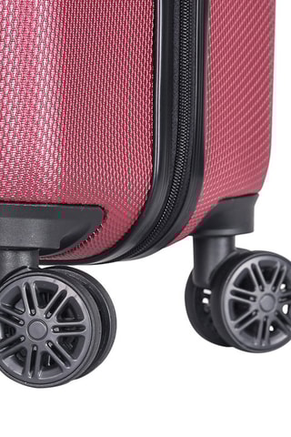 Valise cabine Manhattan - 57 cm - Cadenas TSA - Rouge