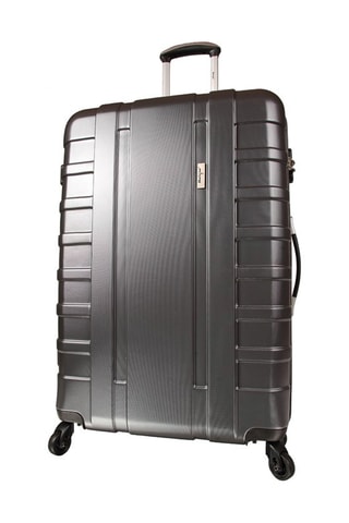 Valise grand volume Ultra - 78 cm - Cadenas TSA - Argenté