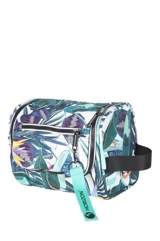 Trousse de toilette Tropical Forest - Blanc et vert