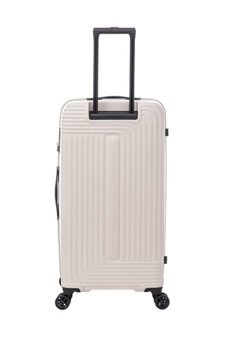 Valise grand volume Premium Trunk - 73,5 cm - Cadenas TSA - Beige