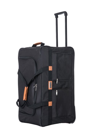 Sac de voyage avec roulettes Outsider - 70 cm  - Noir