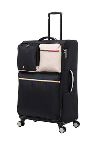 Valise grand volume Today - 79 cm  - Noir et beige