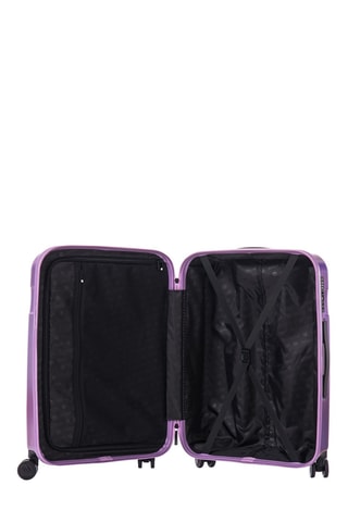 Valise cabine New Shine - 54,5 cm - Cadenas TSA - Violet