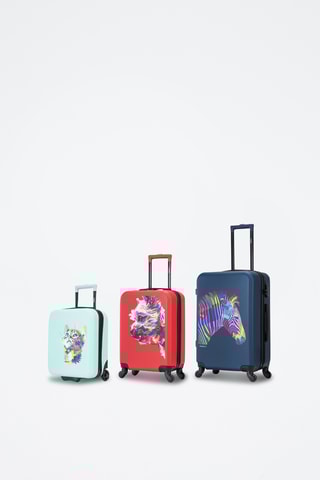 Set de 3 valises Lucca Animals - 45/55/65 cm - Multicolore