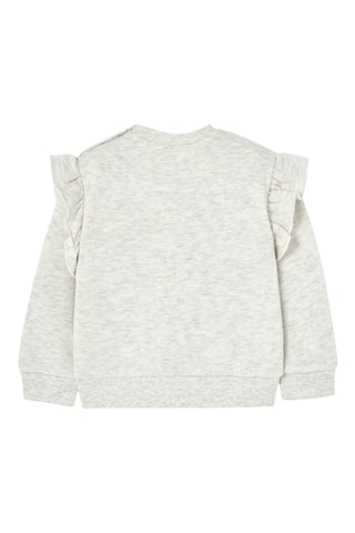 Sweater - Gemêleerd Lichtgrijs