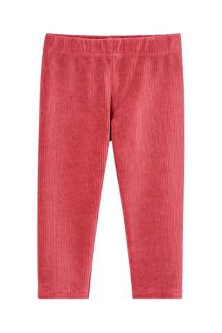 Velours Legging - Roze
