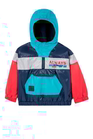 Windjack met Capuchon - Blauw