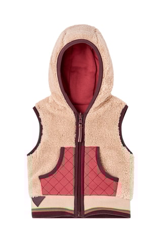 Dubbelzijdig Mouwloos Vest - Roze