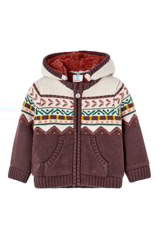 Vest met Capuchon - Bruin