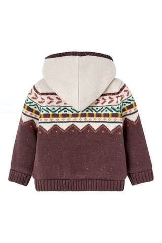 Vest met Capuchon - Bruin