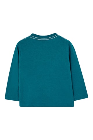 T-shirt - Pauwblauw