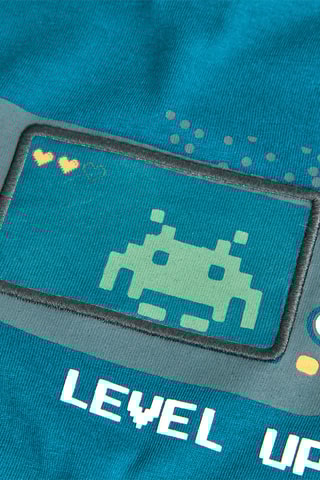 T-shirt - Pauwblauw