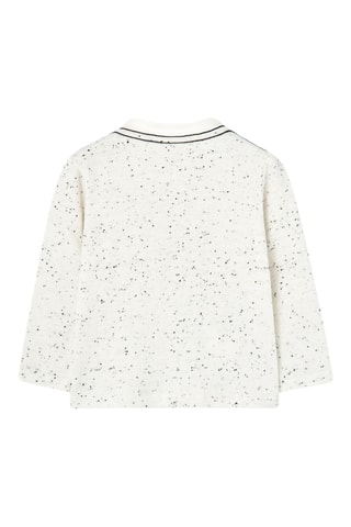 T-shirt - Gemêleerd Gebroken Wit