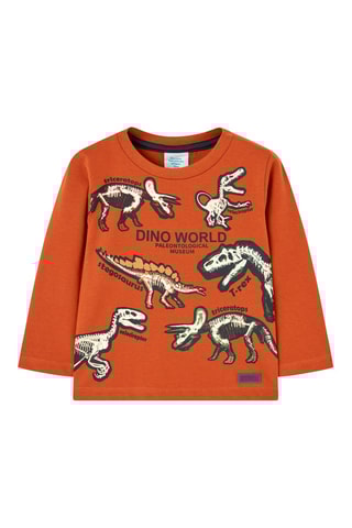T-shirt - Steenrood