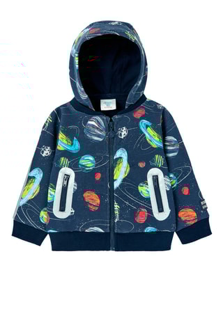 Sweater met Capuchon - Marineblauw