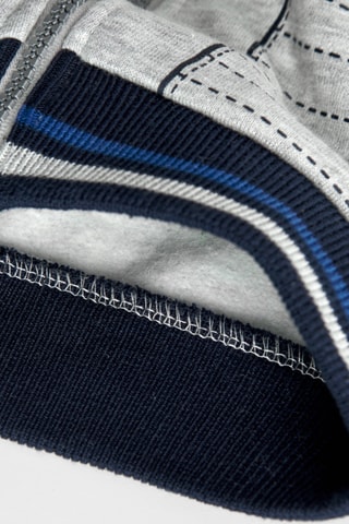 Sweater met Capuchon - Gemêleerd Lichtgrijs