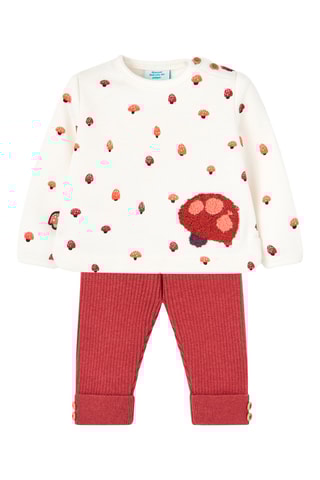 Trui en Broek - Wit en Rood