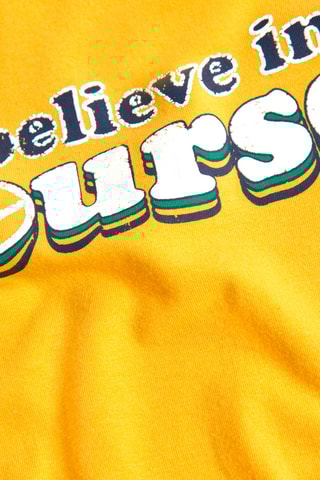 T-shirt - Geel