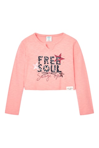 T-shirt - Gemêleerd Roze