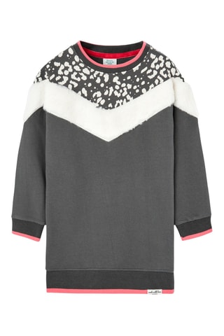 Sweaterjurk - Grijs
