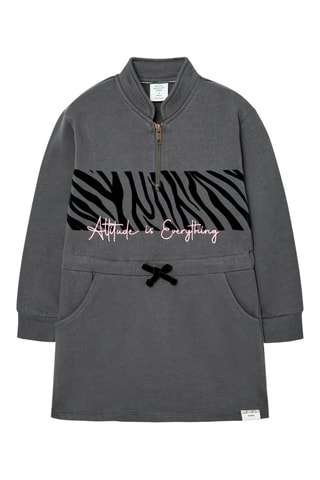 Sweaterjurk - Grijs