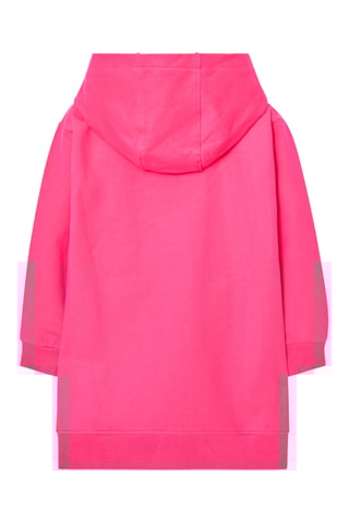 Sweaterjurk met Capuchon - Roze