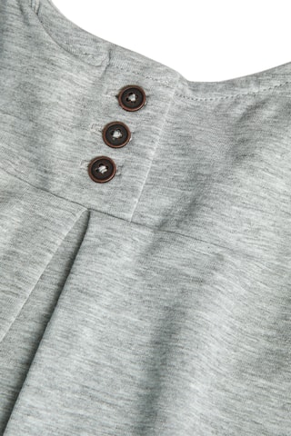 T-shirt - Gemêleerd Lichtgrijs