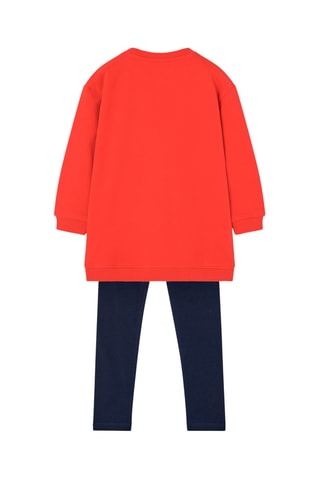 Sweater en Broek - Rood en Marineblauw