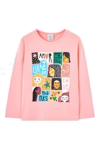 T-shirt - Roze