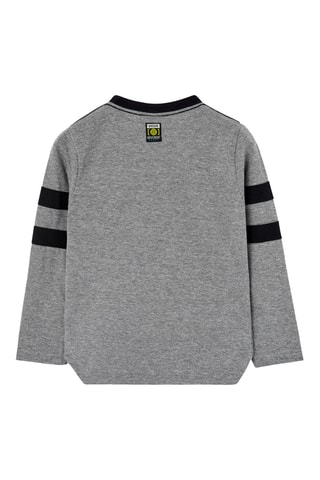 T-shirt - Gemêleerd Lichtgrijs