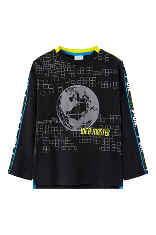 T-shirt - Zwart