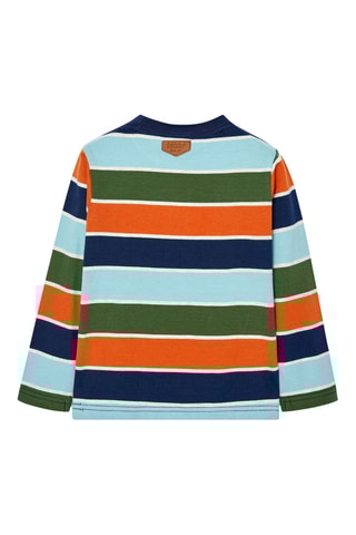 T-shirt - Blauw en Oranje