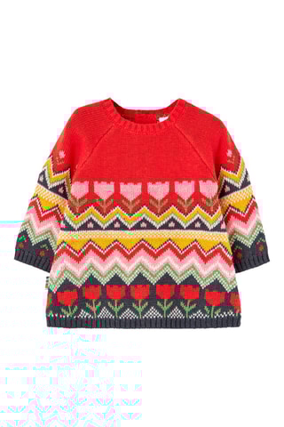 Trui-jurk - Rood