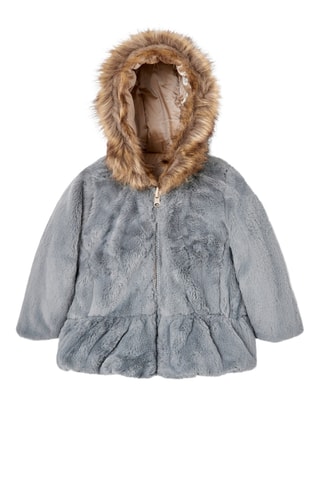 Parka réversible à capuche - Doré et gris