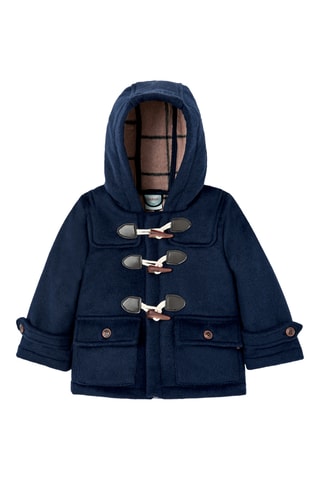 Dufflecoat met Capuchon - Marineblauw