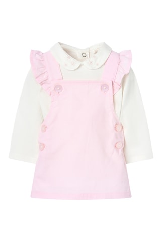 Rompertje en Jurk - Wit en Roze