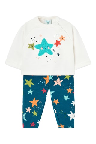 Vest en Broek - Wit en Blauw