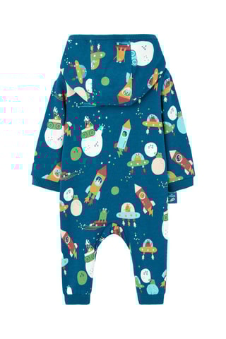 Kruippakje met Capuchon - Blauw