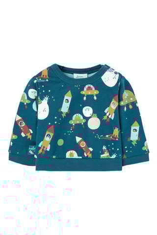 Sweater en Broek - Pauwblauw