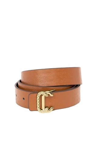 Ceinture réversible - Camel et marron